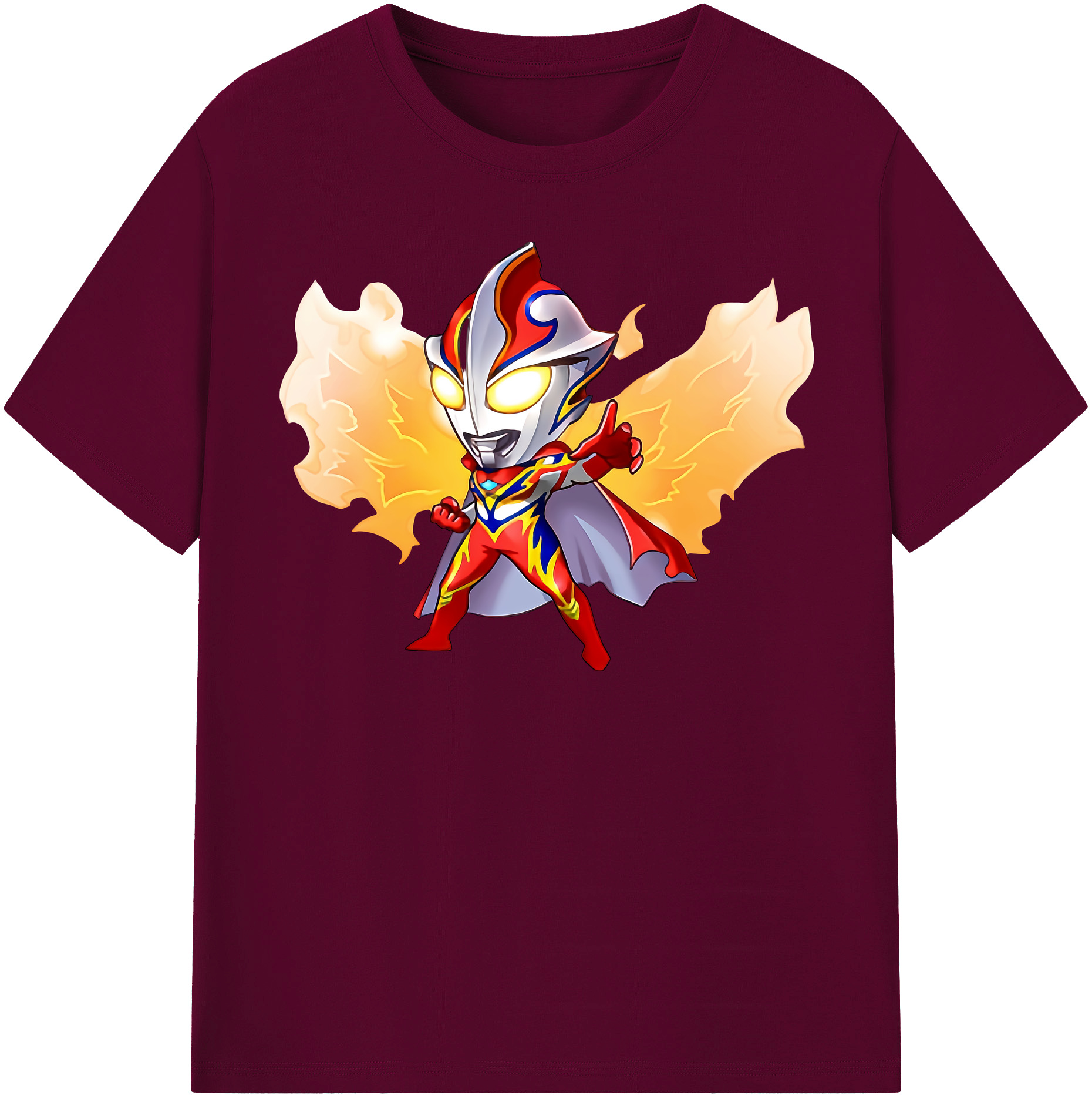 （画像用） ウルトラマン Ultraman レディースカジュアルプリントTシャツ（綿100％）